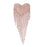 Retro Heart Beaded Tassels Shoulder Strap Epaulettes Stage Sew on Clothes Applique Punk Shoulder Patches Appliques Accessories