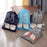 5 bolsas de almacenamiento de zapatos, organizador de armario, bolsas portátiles de viaje no tejidas, bolsillo impermeable para ropa, bolsa colgante clasificada con cordón