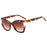 New Cat Eye Pearly Sunglasses Women Square Luxury Female Sun Glasses Ladies Green Shades Summer Eyewear UV400 Oculus Gafas