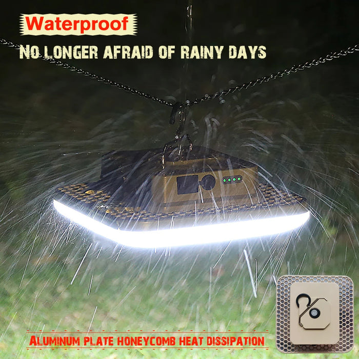 18000mAh 100W Rechargeable LED Camping Lantern Strong Light Magnetic Portable Torch Tent Light Emergency Work Maintenance Light