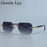Square Rimless Punk Sunglasses Men 2026 Luxury Brand Trendy Driving UV400 Sun Glasses Polygon Frameless Eyewear For Male Shades