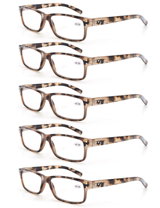 Gafas de Lectura para Hombre y Mujer, Diseño Cuadrado, Montura de Alta Calidad, Lentes de Lectura con Bisagra de Resorte, Gafas de Sol de Lectura +1.0~+4.0
