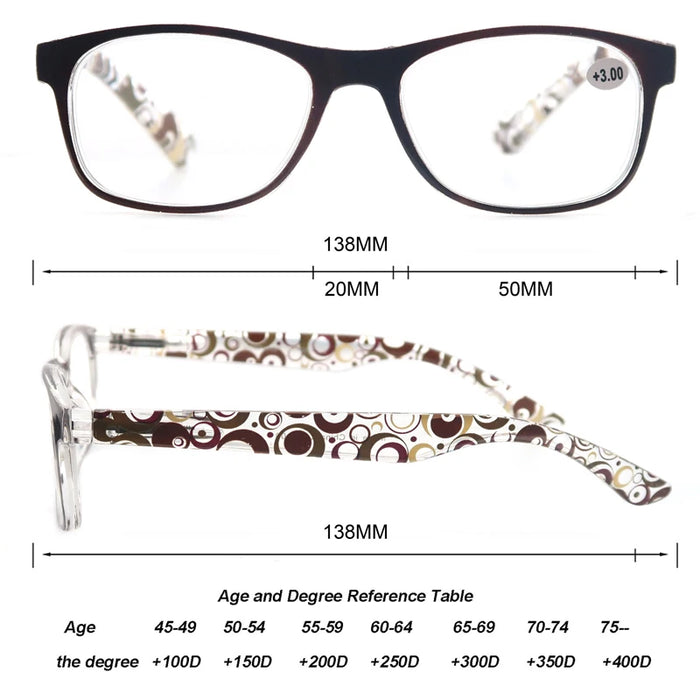 Gafas de lectura de ojo de gato para mujer, montura redonda de colores clásica, bisagra de resorte, gafas de lectura para mujer de alta calidad con dioptrías