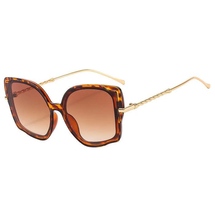 Fashion Cat Eye Sunglass Women Trendy Eyewear High Quality Luxury Brand Designer Sun Shades for Ladies UV400