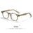 HBK  Square Flat Light Glasses for Men Women Retro TR Frame Eyeglass High-Quality Eyewear Minimalist Match Ideal Gifts