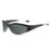 NEW Sports Punk Mirror Sunglasses Women 2000'S Men Y2K Hip Hop Luxury Brand Cat Eye Sun Glasses UV400 Unisex Shades Oval Eyewear