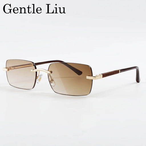 Lunettes de Soleil Rectangulaires Punk Homme 2026 Luxe Designer Tendance Photochromiques Vintage Petit Cadre Conduite