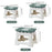 Multiple sizes available, extra-large foldable step stool, single pack, non-slip, sturdy and lightweight ABS plastic