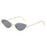 1PC Vintage Small Frame Shades Retro Oval Black Sunglasses Unisex Luxury Brand Designer Pink Sun Glasses Female Travel Eyewear