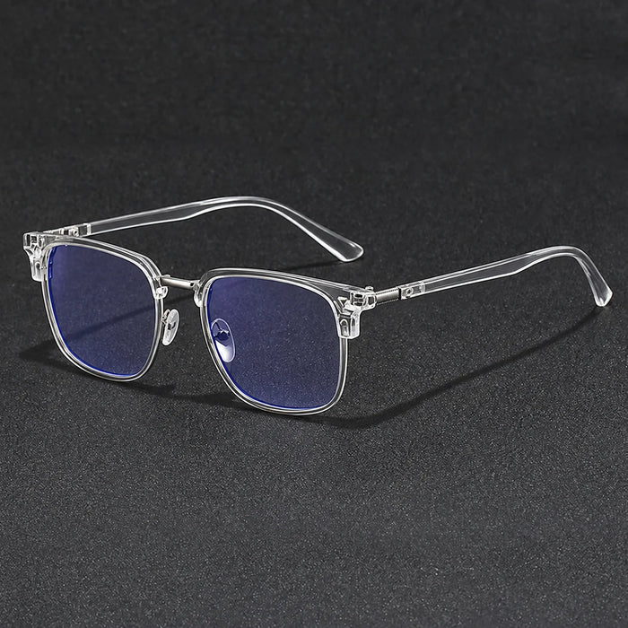 BEAU FIVE 2026 New Vintage Metal Frame Photochromic Blue Light Blocking Glasses Auto-Tint UV Protective Stylish Eyewear F108