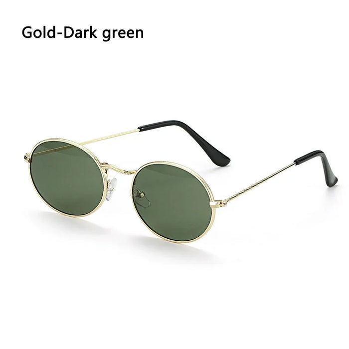 Summer Retro Small Oval Sunglasses Ladies Vintage Shades Cat Eye Sun Glasses Men Women Rectangular Eyeglasses Protection 400UV