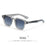 HBK Fashion Punk Sunglasses for Men Classic Square Sun Glasses Outdoor Sports Party Vacation Travel Driving Fishing Eyeglasses