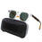 HBK New Square Vintage Sunglasses Men Square Fashion Punk Sun Glasses for Women Outdoor Travel Driving Beach Eyewear UV400