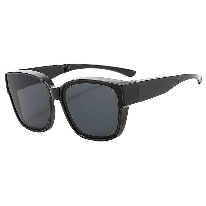 Foldable prescription sunglasses, simple and versatile, unisex, foldable sunglasses for driving.