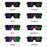 LED Glasses Light Up Dynamic Party Favor Glasses Festival Christmas USB Rechargeable LED Rave Glowing Flashing Glasses