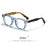 HBK Retro Square Glasses Frames Men Flat Lenses Anti Blue Light TR90 Eyeglass Frames High-Quality Reading Eyeglasses for Women