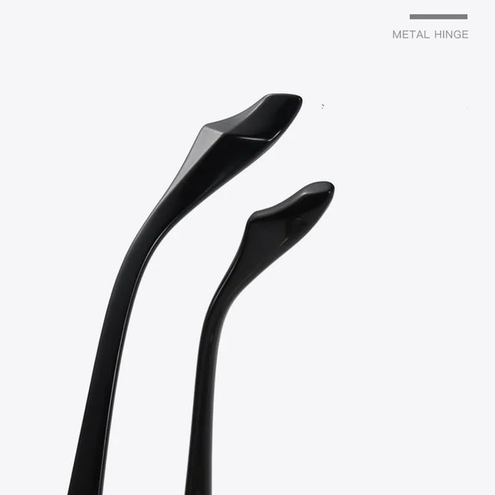 Gafas de lectura unisex cuadradas sin montura metálicas, estilo ejecutivo para una visión clara, diseño cómodo y ligero