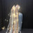 20-200Pcs Light Up Wedding Sparklers Wedding Wands Ribbon Streamers LED Silk Fairy Wands with Bells for Birthday Concert Raves