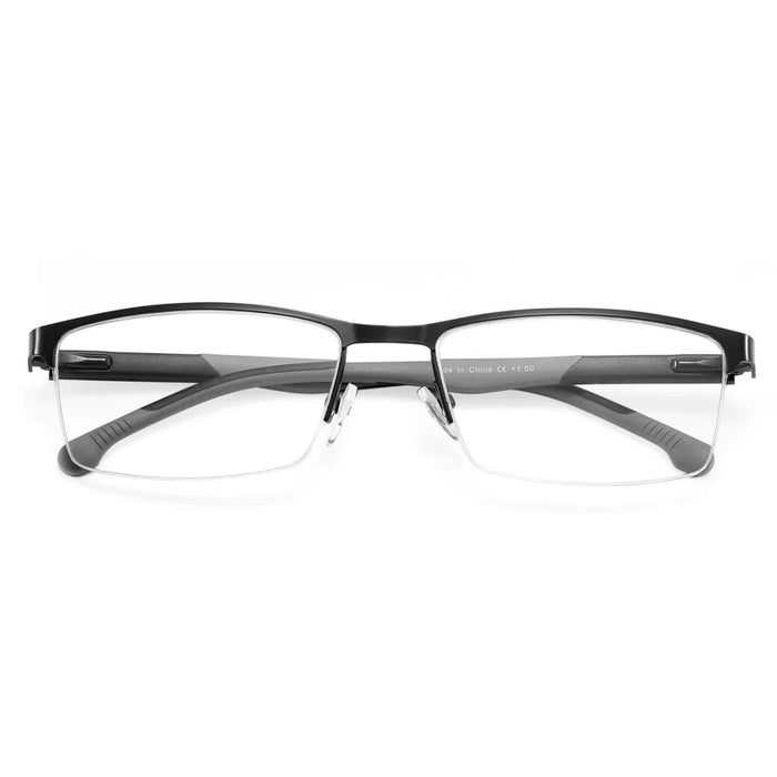 2025 NUEVAS Gafas de lectura con bloqueo de luz azul para hombre y mujer, montura de metal, lupa, lentes para presbicia, gafas +0.75~3.0