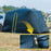Universal SUV Camping Tent with Spacious Awning Waterproof Car Tent Easy Setup for Backpacking Traveling Outdoors Car Tail Tent