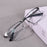 Lunettes de Lecture Anti-Lumière Bleue May Flower Homme Monture Métallique Prescription Avec Charnière à Ressort Cadre Bleu Pour Hommes +75+175