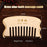 Copper guasha plate pure brass household scalp universal massage comb Mammary Scraping comb body massage tool