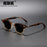 HBK Classic Men's Small Round Sunglasses Semi Frameless Metal Frame Design Sun Glasses Women's Business Outdoor Driving Eyewear