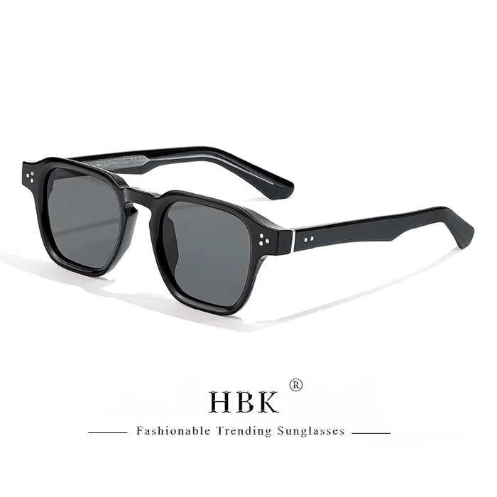 HBK Fashion Punk Sunglasses for Men Classic Square Sun Glasses Outdoor Sports Party Vacation Travel Driving Fishing Eyeglasses
