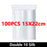 100Pcs Thicken Zipper Sealed Bags Clear Plastic Storage Bag for Small Jewelry Food Packing Reclosable Ziplock Sealing Bags