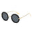 Retro Round Sunglasses Women INS Popular Style Fashionable Show Sun Glasses Unique Personality Outdoors Holiday Shades