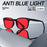 Unisex Red Yellow Orange Tinted Anti Blue Light Glasses, Night Sleep Red Lens Filter Eyewear for Eye Strain Relief