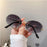 Fashion Rimless Sunglasses Women Classic Oval Cute Glasses Brand Vintage Small Rectangle Sun Glasses Female Eyewear Anti-Glare