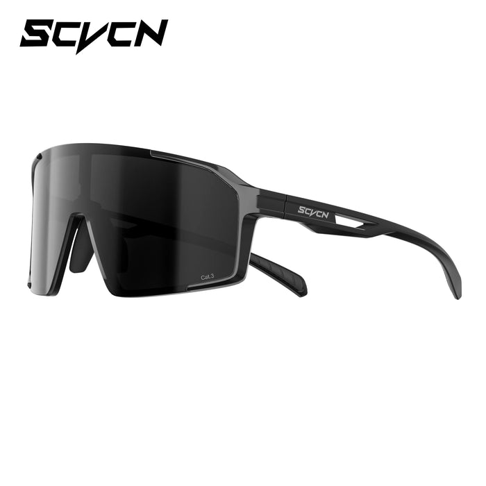 SCVCN Mountain Climbing Glasses Men Running Sunglasses Women MTB Hiking Bicycle Cycling Goggles UV400 Outdoor Sports Protection