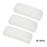 VIVIBEE Clip on Sunglasses Plastic Box Case M L White Transparent