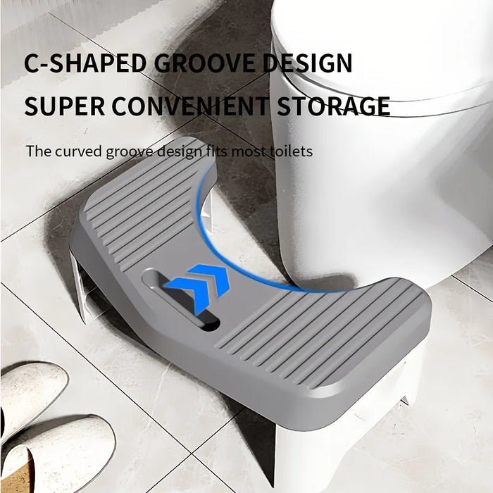 Home Thickened Toilet Foot Stool Squatting Helper Anti Slip Step Stool for Adult Children Pregnant Women Bathroom Foot Rest