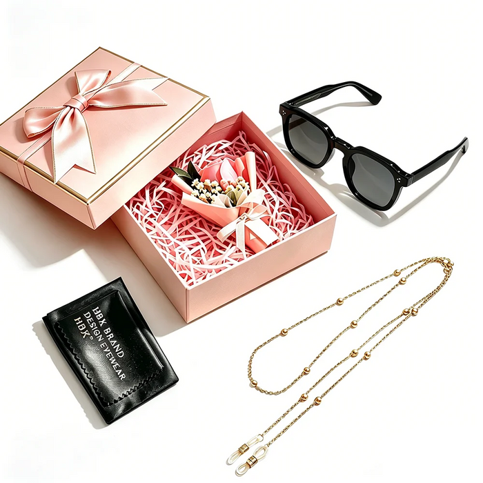 HBK New Square Vintage Sunglasses Men Square Fashion Punk Sun Glasses for Women Outdoor Travel Driving Beach Eyewear UV400