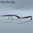 Gafas de sol pequeñas cuadradas sin montura para hombre 2026, de lujo, de diseñador, vintage, poligonales, rectangulares, con montura metálica dorada, estilo retro