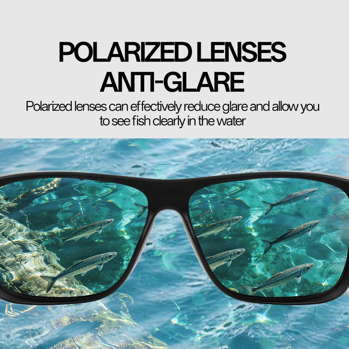 SCVCN Men Polarized Fishing Sunglasses Women Outdoor Water Sport Glasses Cycling Bike Sea Riverbank Fishing Beach UV400 Goggles
