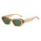 Nuevas gafas de sol rectangulares de lujo con estampado de leopardo retro para mujer 2025, diseño de color gelatina, tendencia de personalidad, gafas de hombre UV400