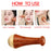 Guasha Massage Tool Face Gua Sha Face Copper Wood Scraping Stick Kansa Hammer Face and Foot Massage