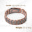 ARADOO Premium Copper Bracelet for Men with 3X Strength,Magnetic Therapy Cross Wristband Jewelry Gifts