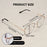 Progressive Multifocal Reading Glasses for Women Men Fashion Round Metal Frame Triple Zone Presbyopic Eyeglasses Computer Reader