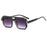 Lunettes de soleil carrées vintage à double pont pour hommes et femmes, de luxe, pour l'extérieur, lunettes de soleil pilote pour femmes, protection UV400
