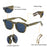 HBK New Square Retro Sunglasses Men Fashion Punk Sun Glasses Women Travel Driving Beach Eyewear Lunette De Soleil Femme UV400