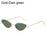 Summer Retro Small Oval Sunglasses Ladies Vintage Shades Cat Eye Sun Glasses Men Women Rectangular Eyeglasses Protection 400UV
