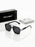 VIOLA MAG Retro Square Double Bridge Fashion Glasses, Unisex, Stylish Large Frame Suitable for Driving, Outdoor and Daily Wear