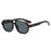 Ins New Retro Double Beam Square Women Sunglasses Luxury Brand Leopard Design Outdoor Versatile Trend Men SunGglasses UV400
