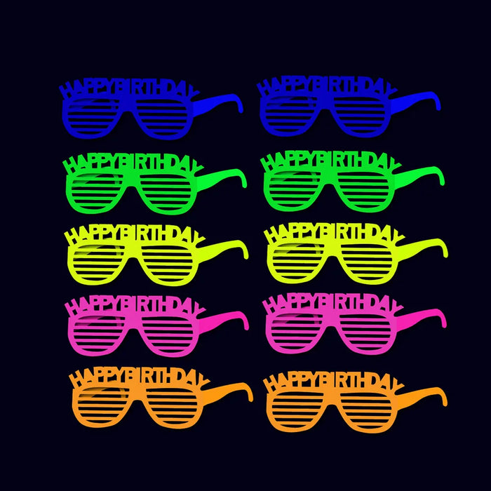 6 12 24 30 Pièces de fournitures de fête néon Chapeaux formels néon phosphorescents à la lumière UV Chapeau fluorescent Décorations de fête à lumière UV pour adultes