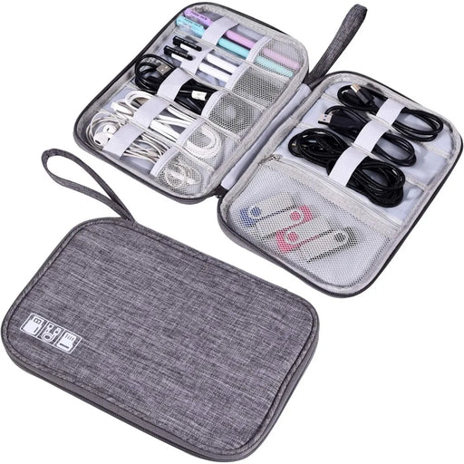 Sac organiseur d'électronique Housse de transport étanche Sac de voyage Organisateur de câbles universel Sac de rangement pour accessoires électroniques