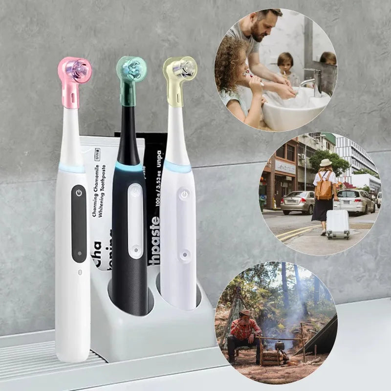 Cubiertas antipolvo para cabezales de cepillos de dientes compatibles con cabezales de repuesto Braun Oral B y protector de cabezales de cepillos de dientes eléctricos serie iO
